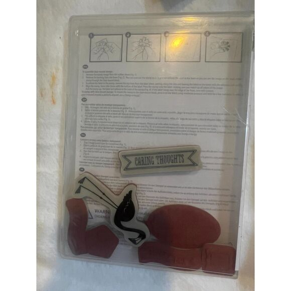 Lots of 7 STAMPIN UP Rubber Cling Stamps Collection - Picture 2 of 8